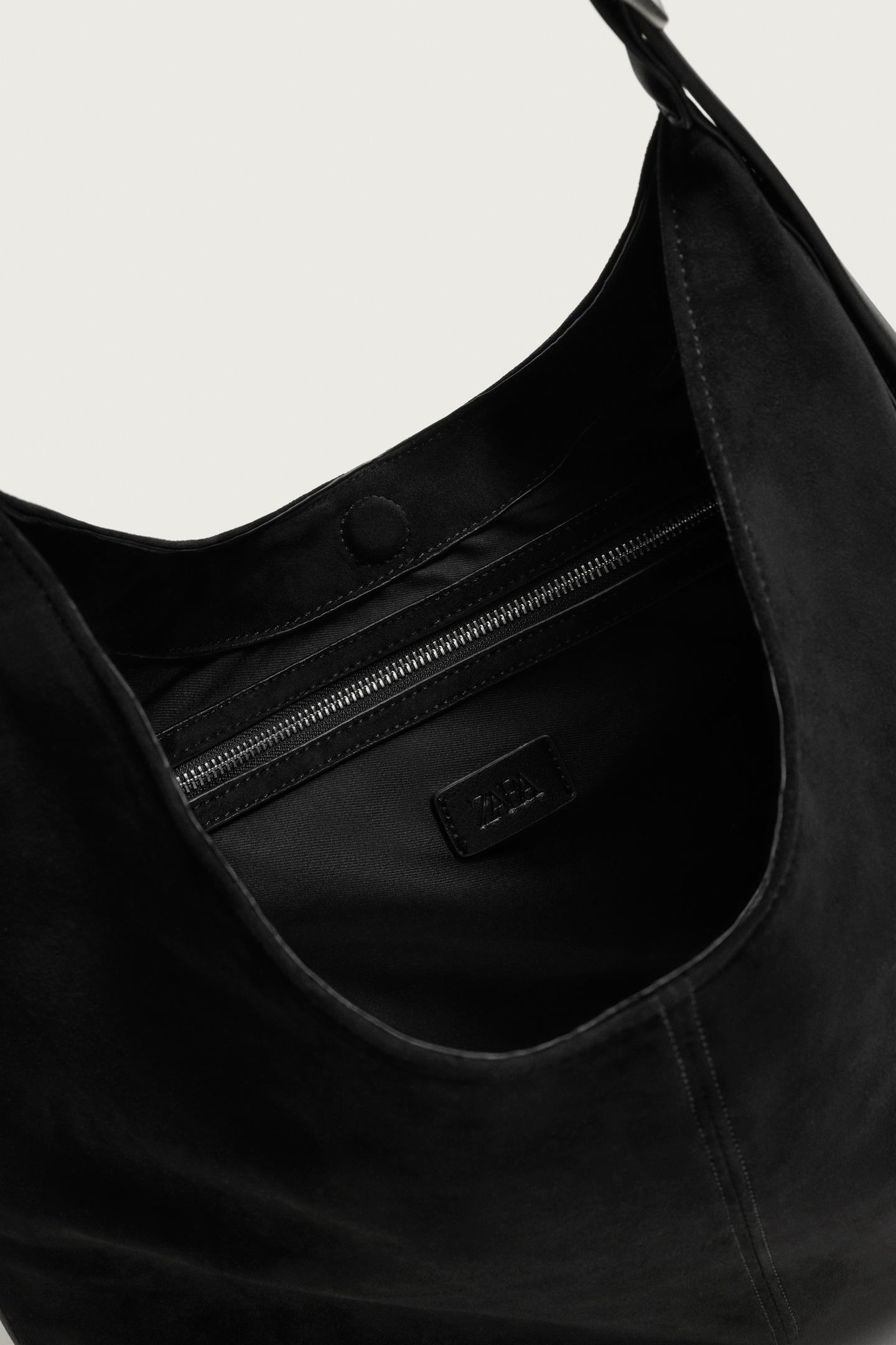 Мужская сумка Zara Smooth Shopper, цвет: Чёрный — фото 5