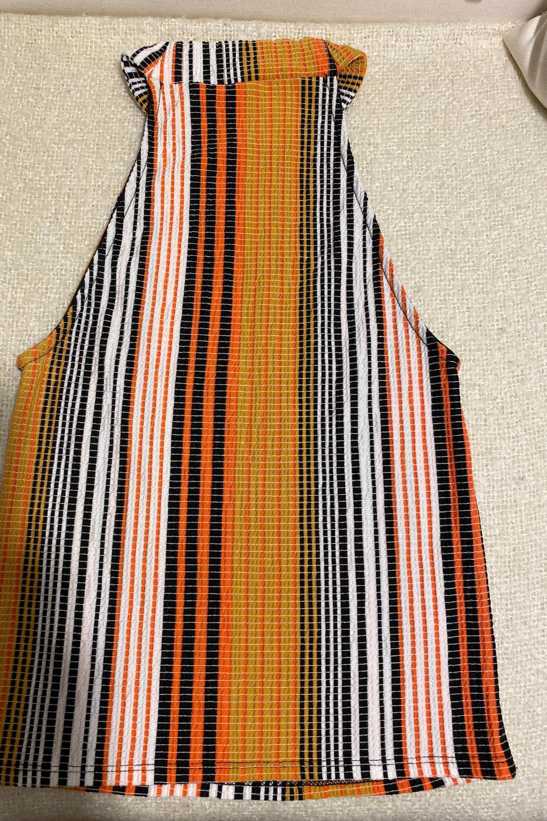CAMISETA HALFTER RAYAS ZARA COLLECTION WIOMAN BASUC - Image 2