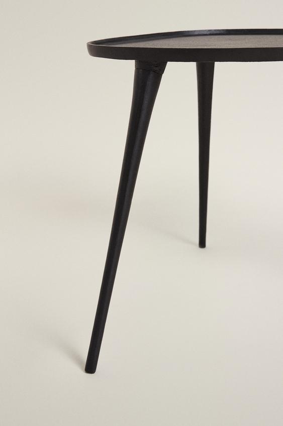 TABLE D'APPOINT MÉTAL - Noir de Zara - Image 3