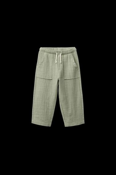 PLAIN TROUSERS - Greenish by Zara - Image 0