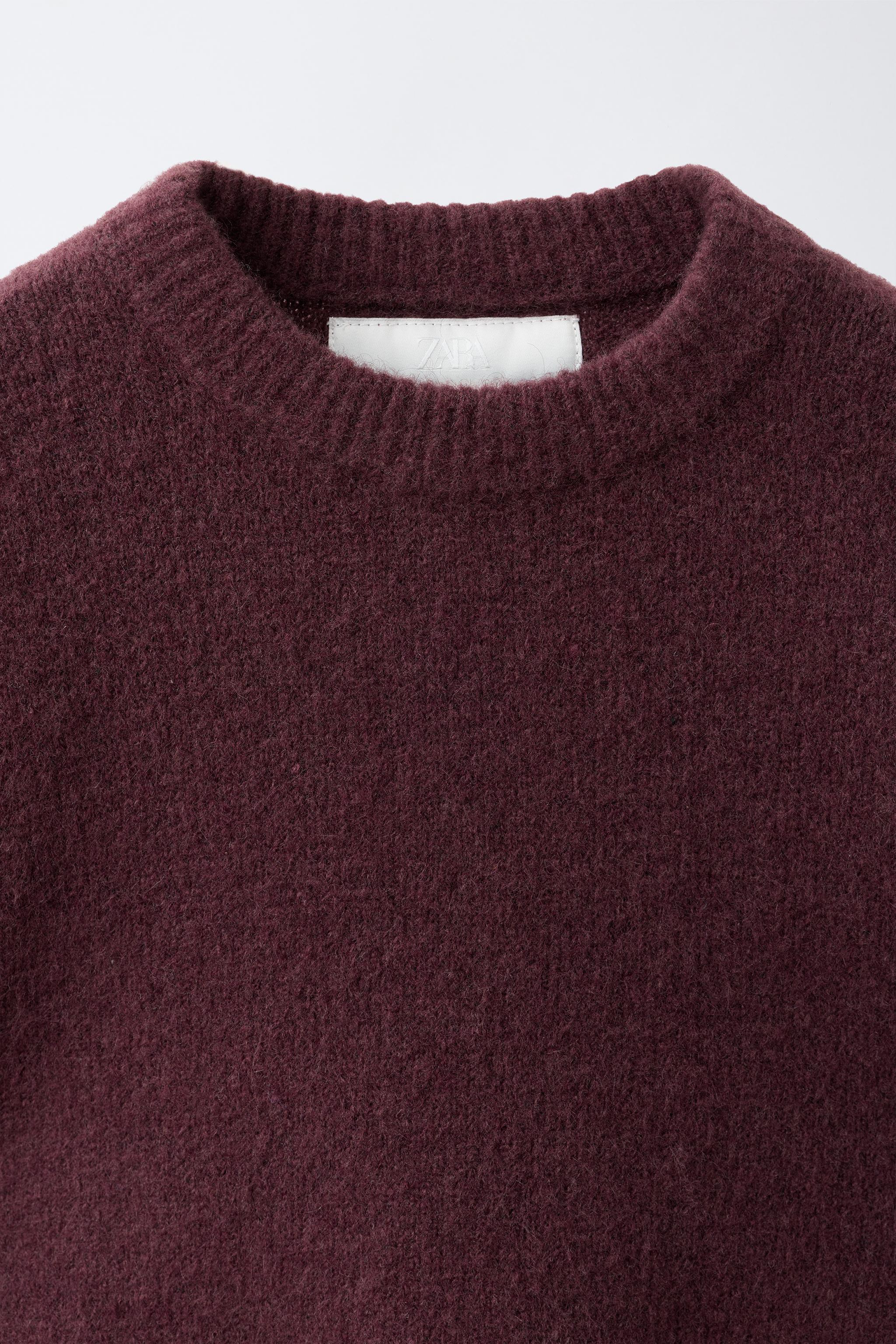 PULL EN MAILLE POIGNETS EFFET FOURRURE
