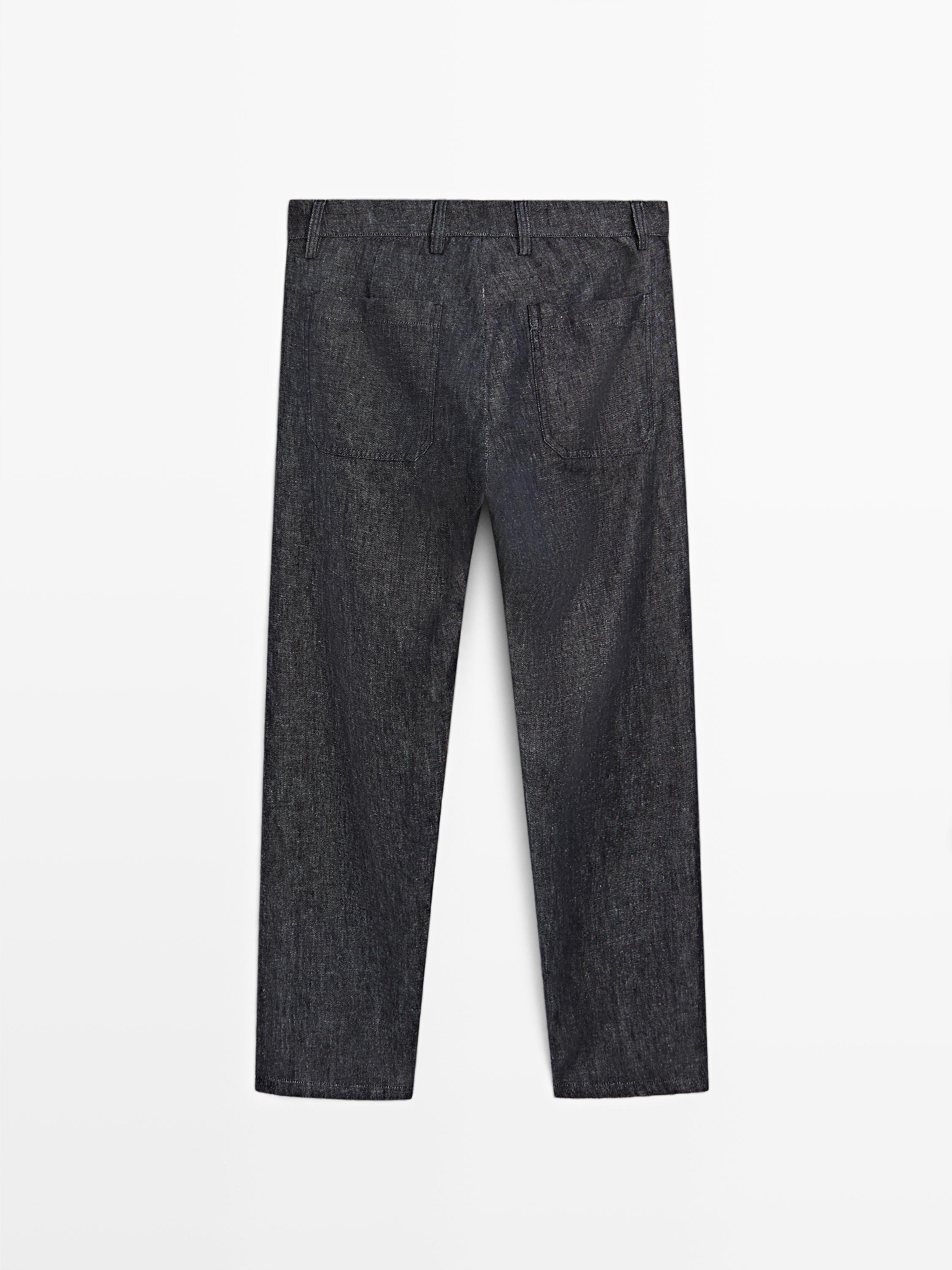 Lightweight relaxed fit jeans