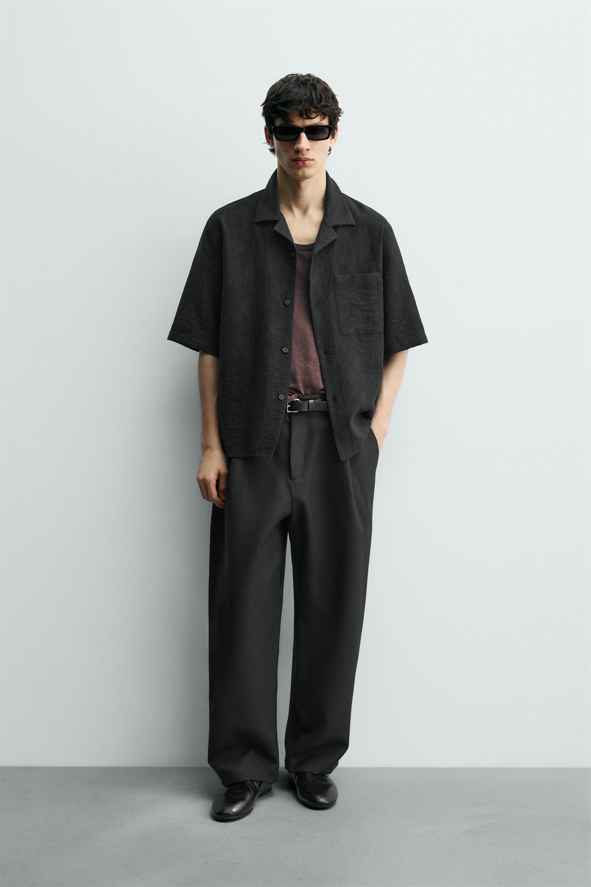 RELAXED FIT JACQUARD SHIRT