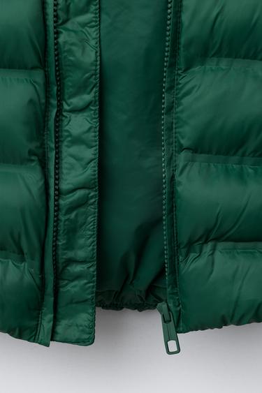 ULTRALIGHT WATER-REPELLENT GILET - Green by Zara - Image 6