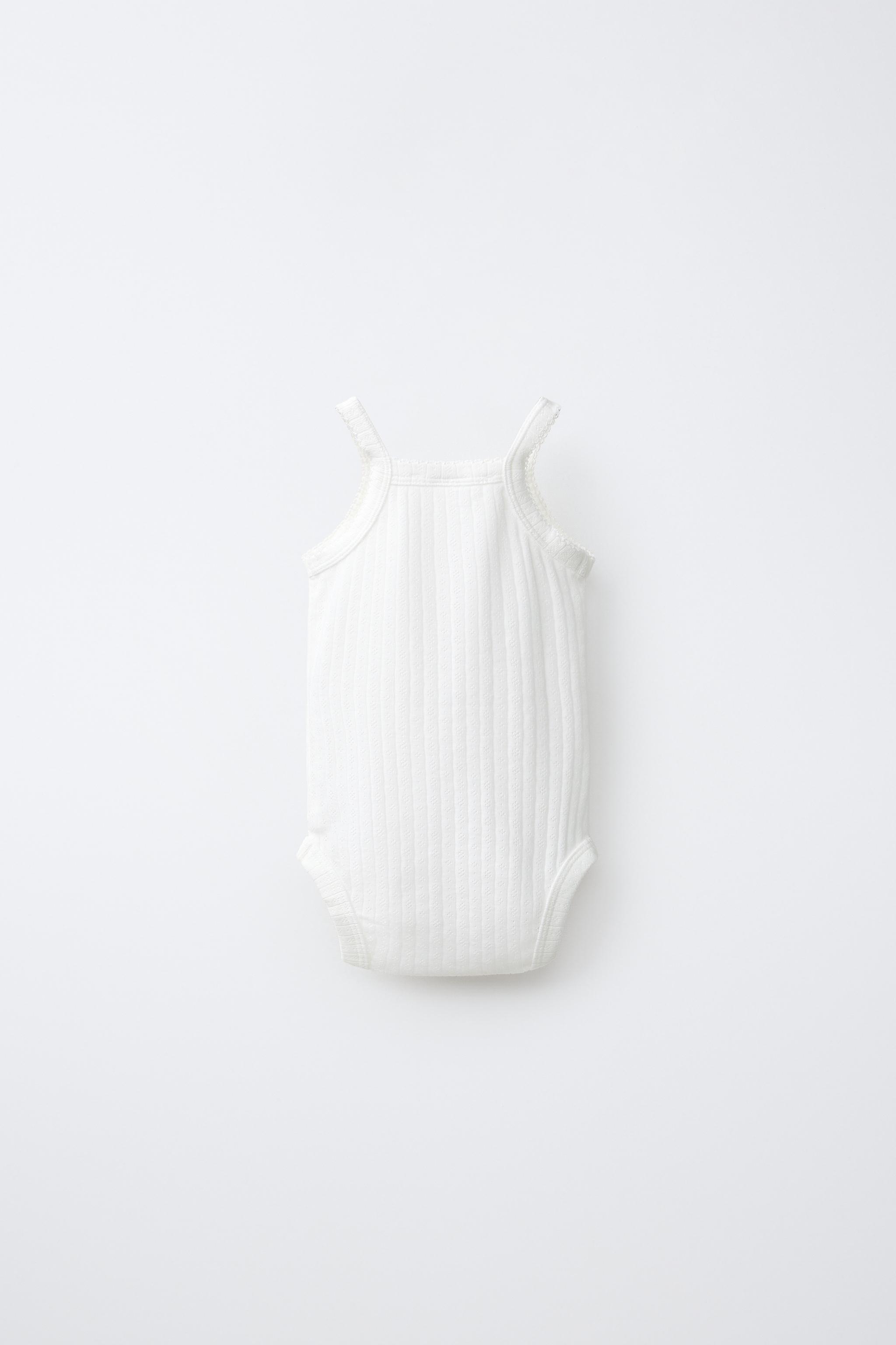 THREE-PACK OF POINTELLE STRAP BODYSUITS
