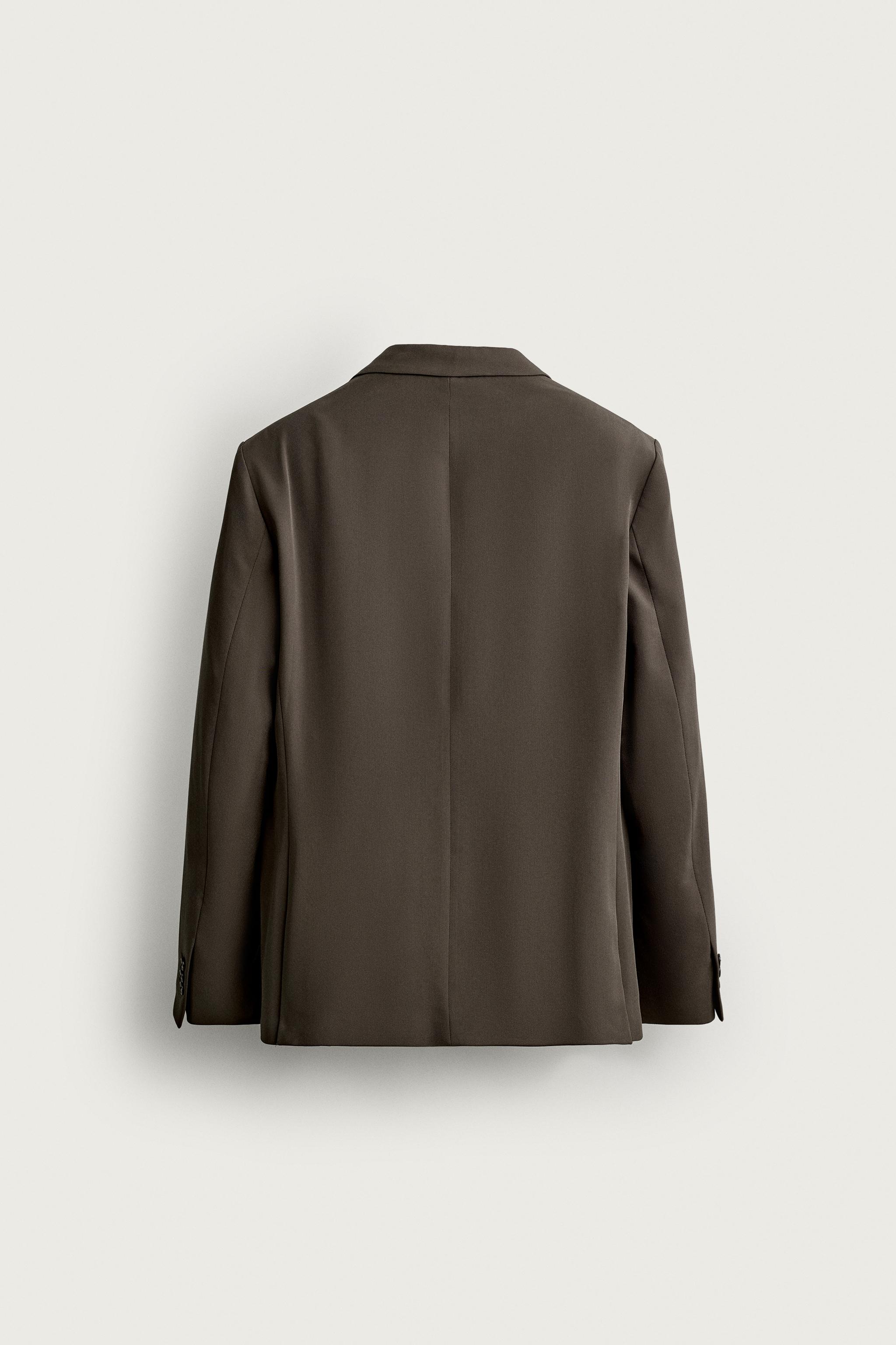 COMFORT SUIT BLAZER — Chocolate (alternate view)