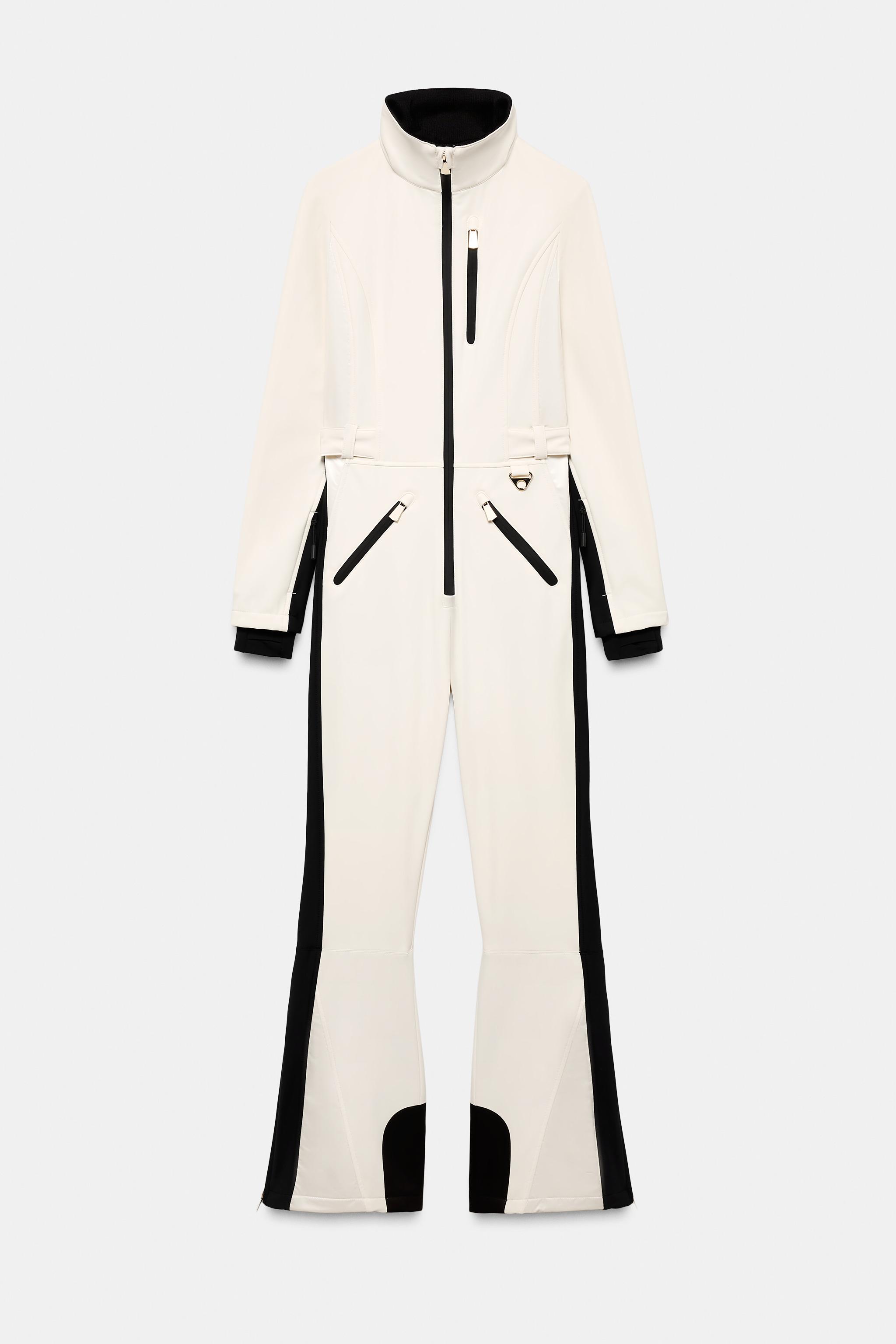 ZARAスキーウェア　スーツ 新品 未使用 タグ付き ザラ ZARA スキーコレクション S 36 ホワイト