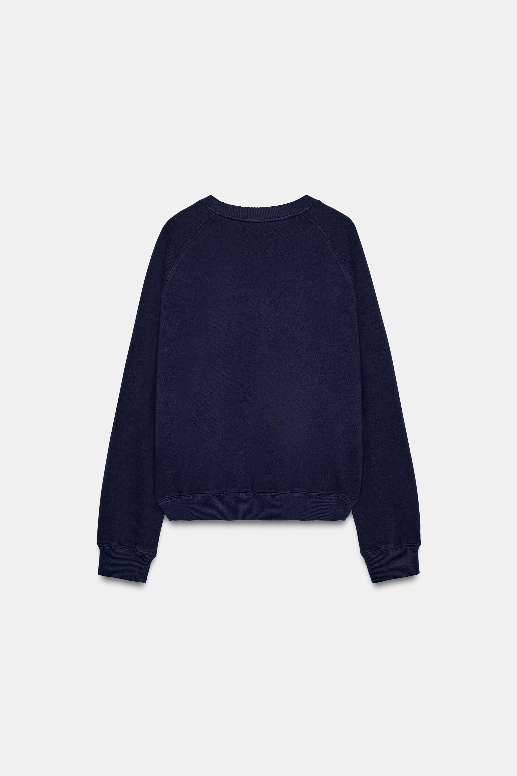 FOIL TEXT SWEATSHIRT