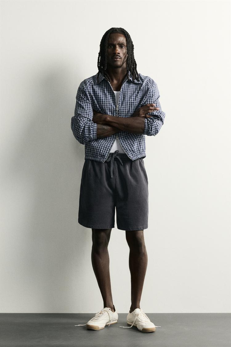 BASIC FADED JOGGER BERMUDA SHORTS