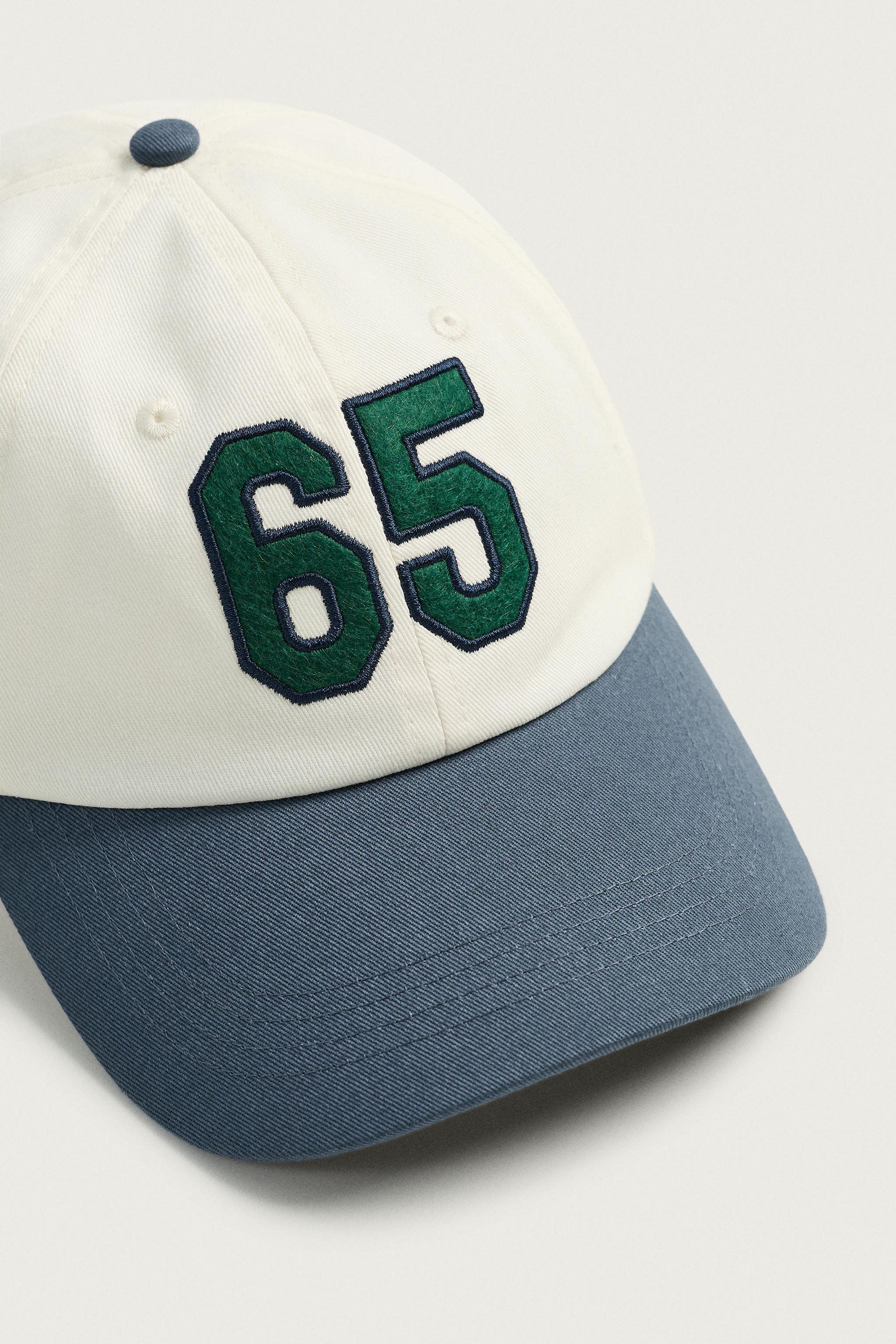 CONTRAST EMBROIDERED CAP