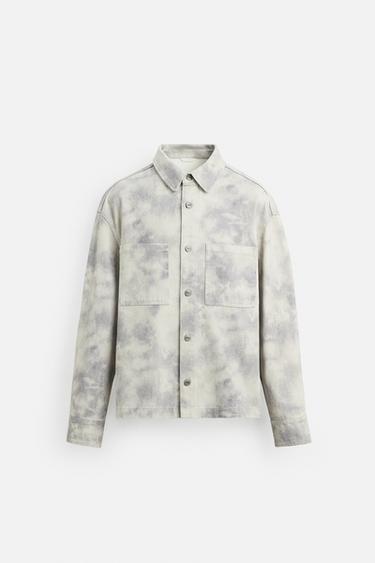 ABSTRACT PRINT OVERSHIRT - Printed by Zara