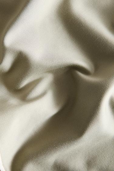 SATEEN TABLE RUNNER WITH TRIM - Greenish by Zara - Image 3