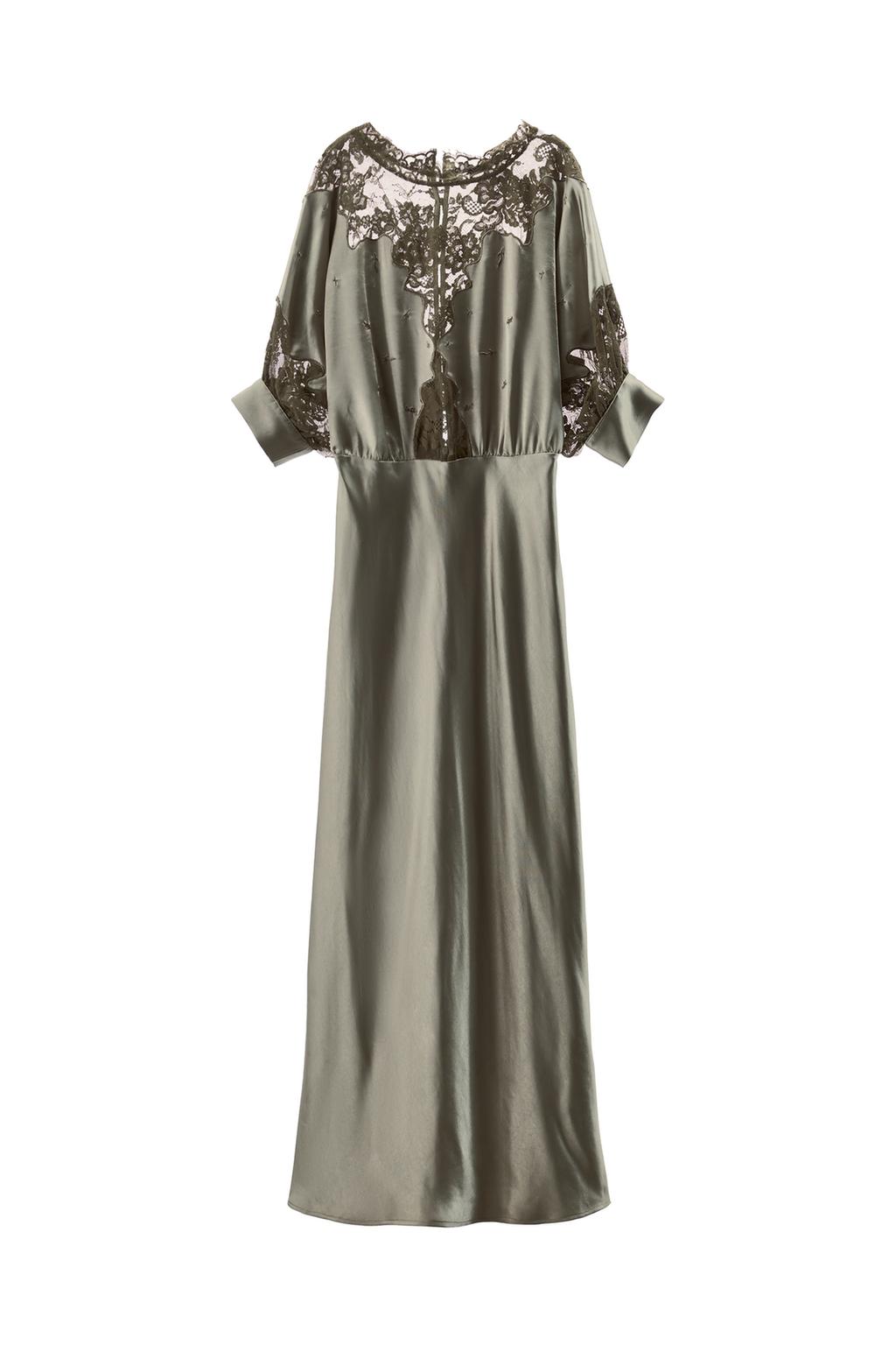 SATIN LACE DRESS - image 3