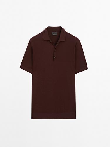 Polo punto manga corta - Burdeos de Zara