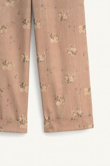 PANTALON IMPRIMÉ FLEURS LIMITED EDITION - Imprimée de Zara - Image 9