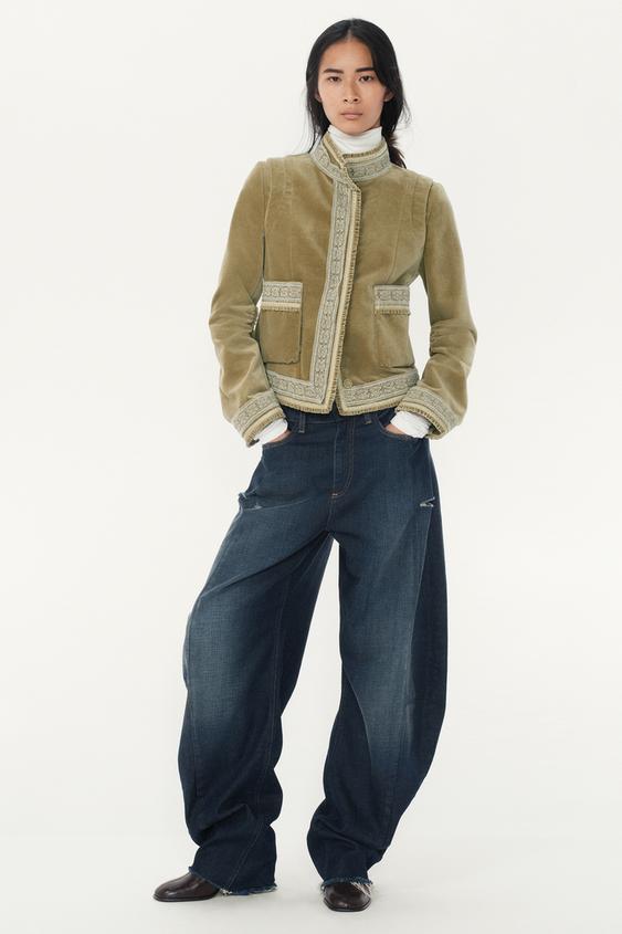 VELVET JACKET - THE ITEM ZARA WOMAN