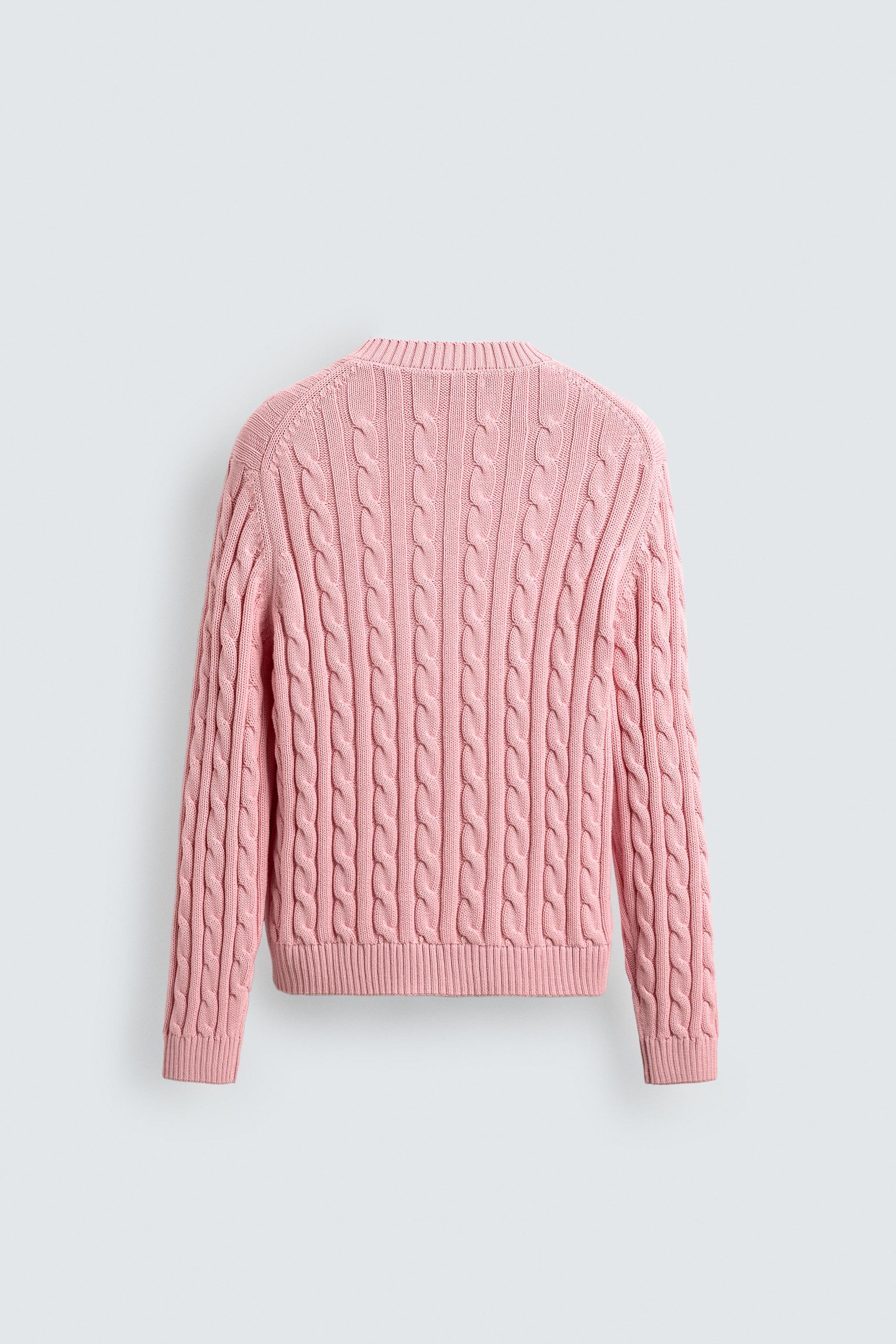 TEXTURED WOVEN JUMPER - Pink | ZARA United States
