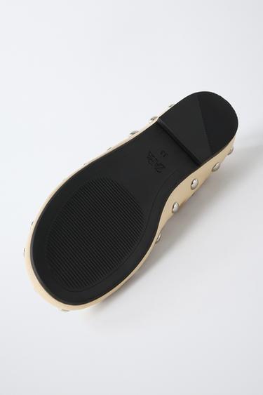 STUDDED BALLET FLATS -  by Zara - Image 6