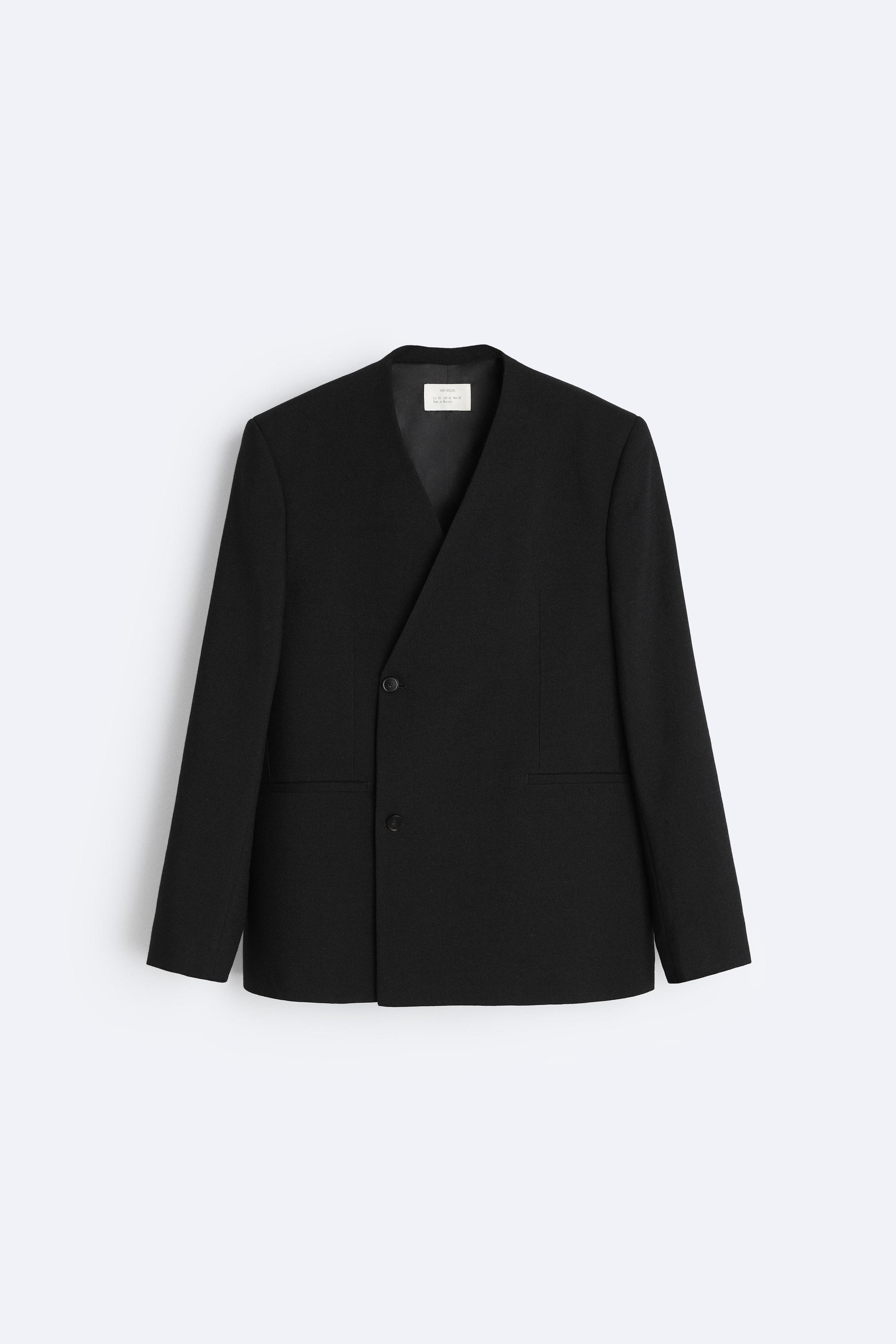 Zara black double store breasted blazer