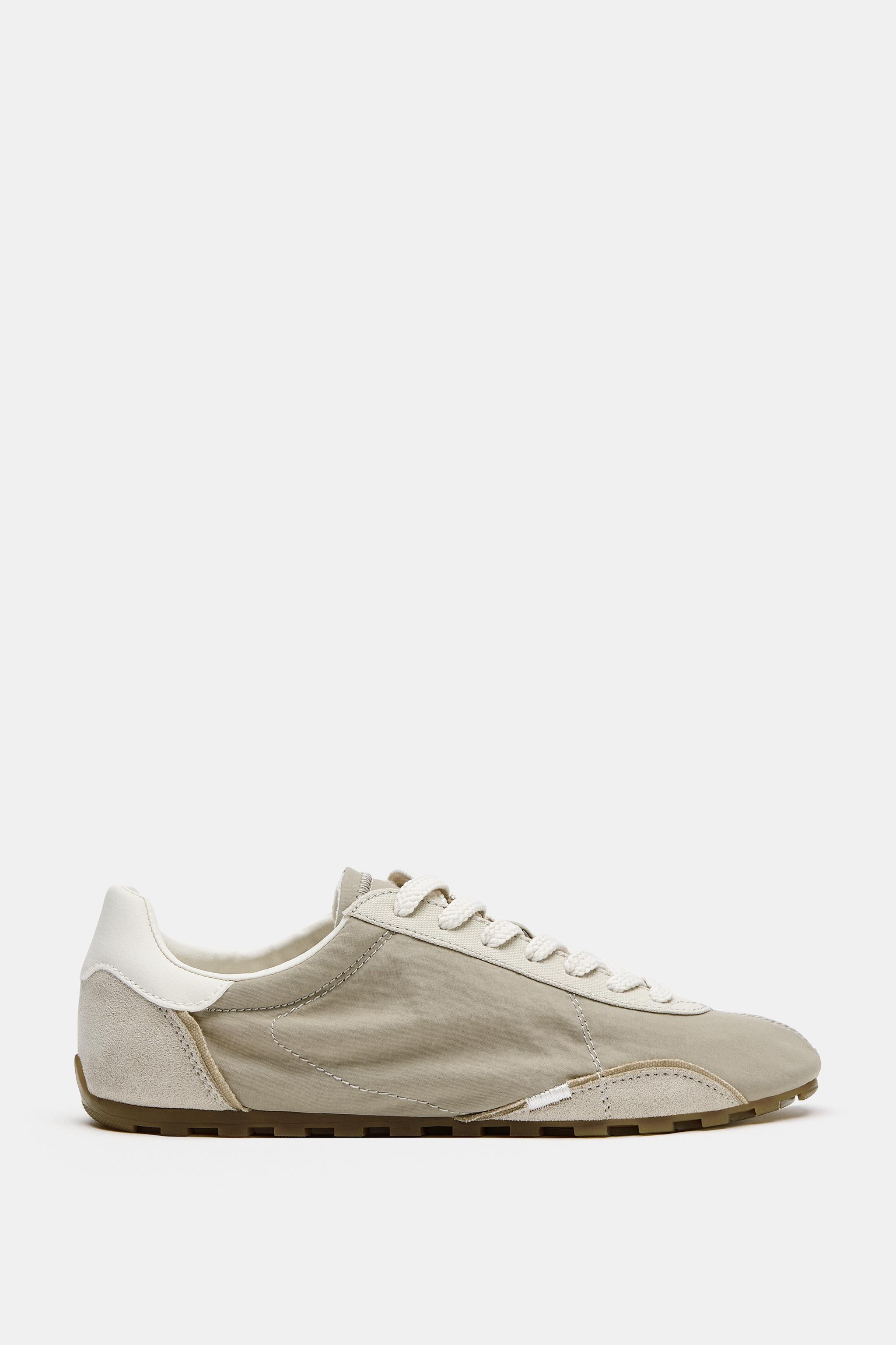 Мужские кроссовки Zara CONTRAST HEEL SNEAKERS — фото 3