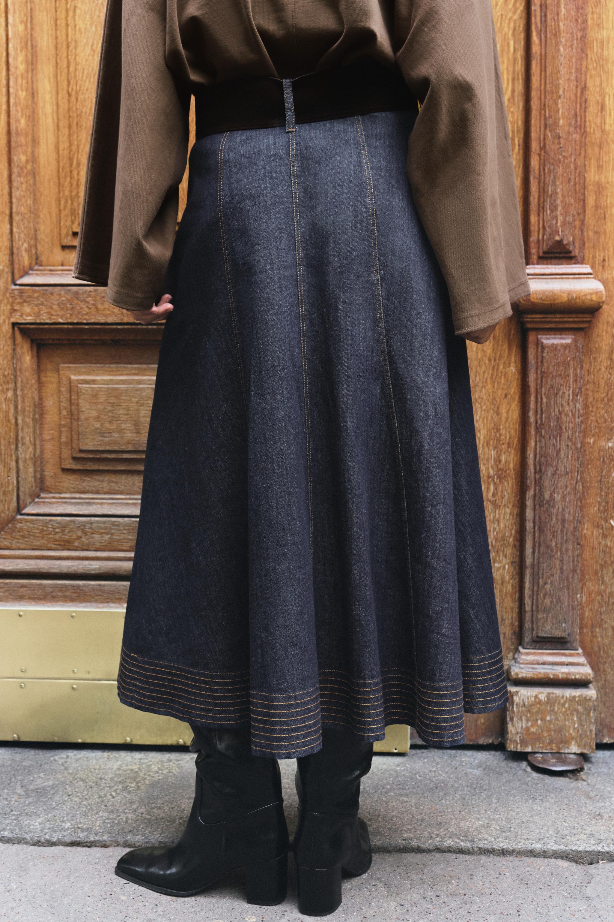 JUPE CAPE CEINTURE