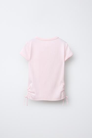HAUT EN MODAL AVEC CUT OUT ET LACETS - Rose de Zara - Image 1