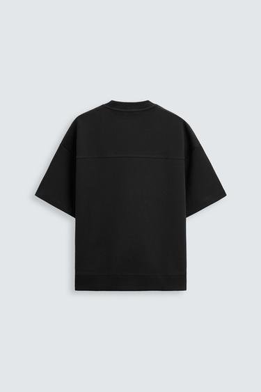 SWEAT TECHNIQUE EN INTERLOCK - Noir de Zara - Image 6