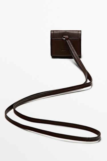 Nappa leather AirPods case — Brown 2