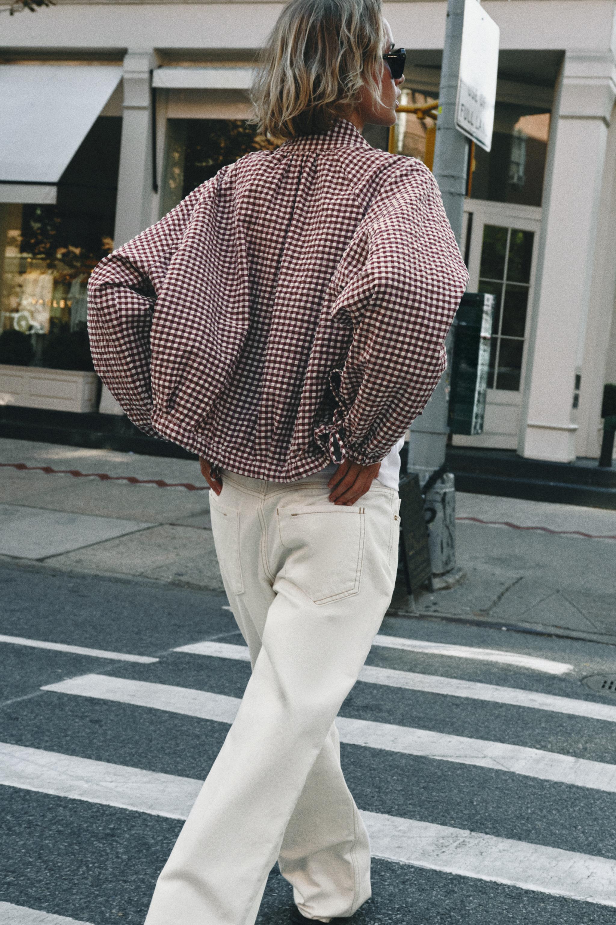 Женские куртки Zara PLAID JACKET — фото 3