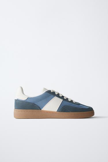 Zara 撞色運動鞋 - 藍色