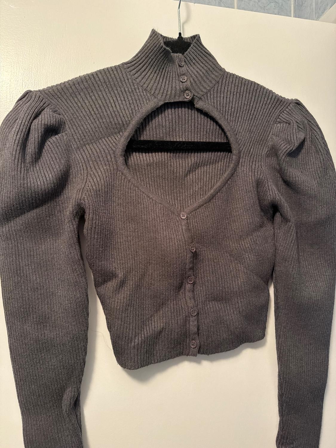 CUT-OUT KNIT JACKET - Image 2