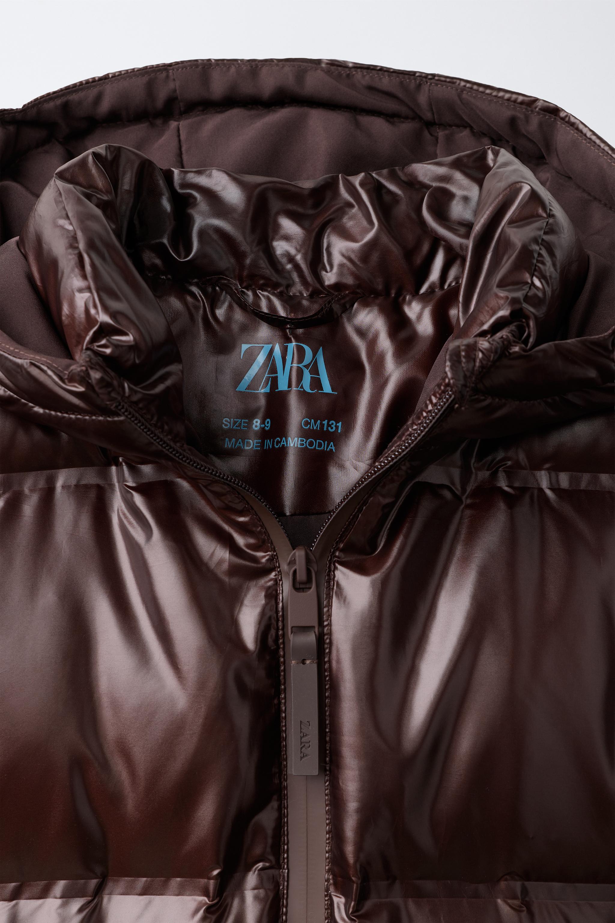 テクニカル ロング ダウン - ブラウン | ZARA Japan / 日本