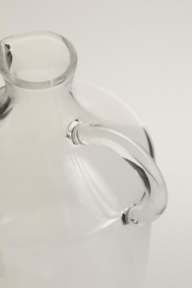 BOROSILICATE GLASS OIL/VINEGAR CRUET - Transparent by Zara - Image 2
