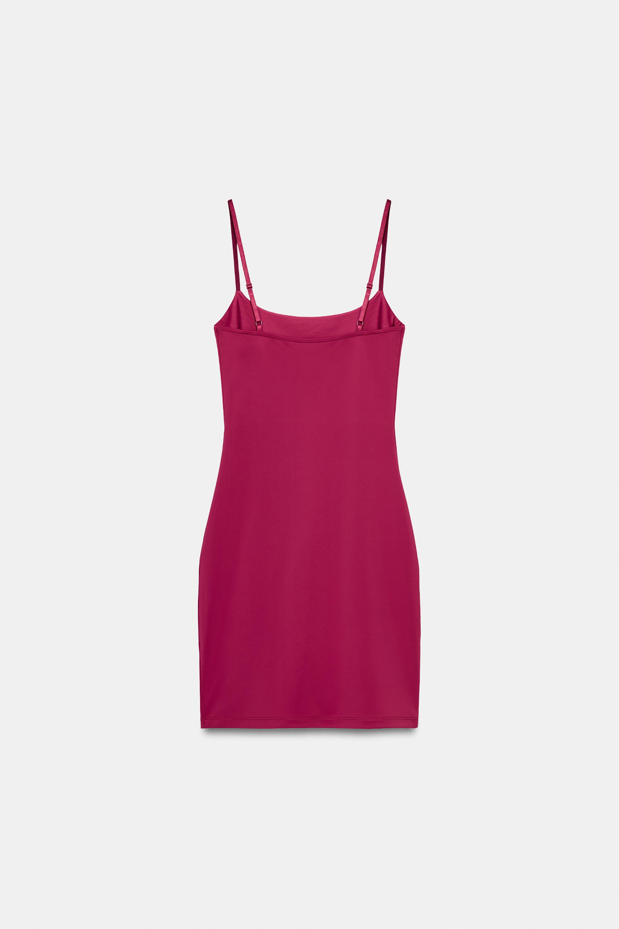 ROBE À BRETELLES EN MÉLANGE DE POLYAMIDE
