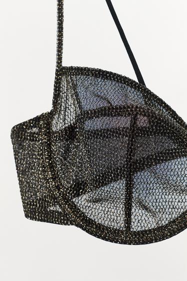 SOUTIEN-GORGE À ARMATURES FILS MÉTALLISÉ - Noir de Zara - Image 6