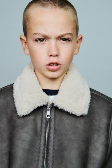 DOUBLE-FACED BOMBER JACKET - Mink by Zara