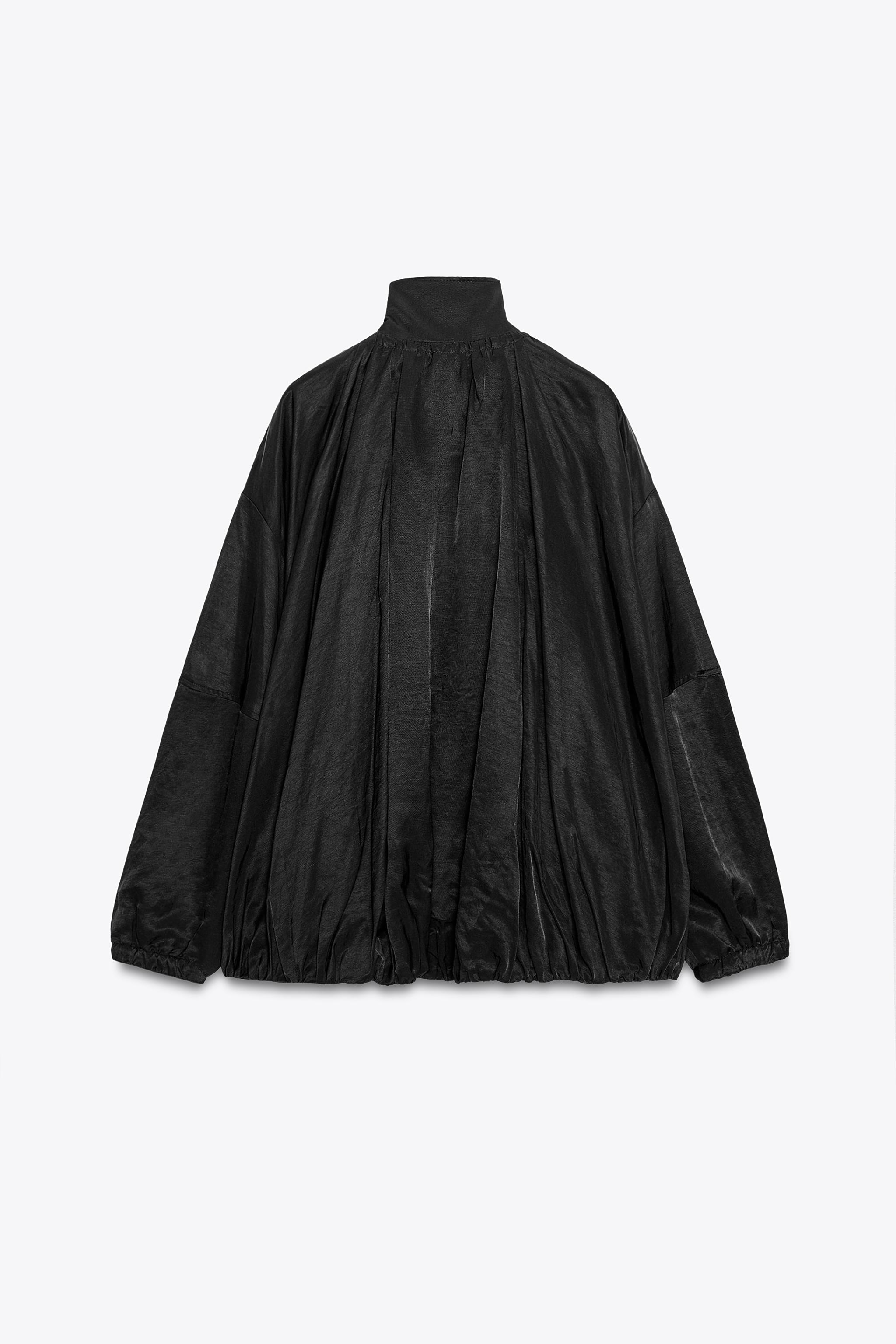 ジャケット・アウター ZOE Liquid bonber coat / black ZW COLLECTION FLUID BOMBER JACKET - Brown / Taupe | ZARA United States