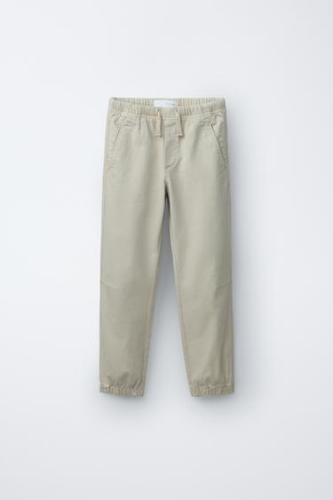 PANTALÓN JOGGER - Beige de Zara