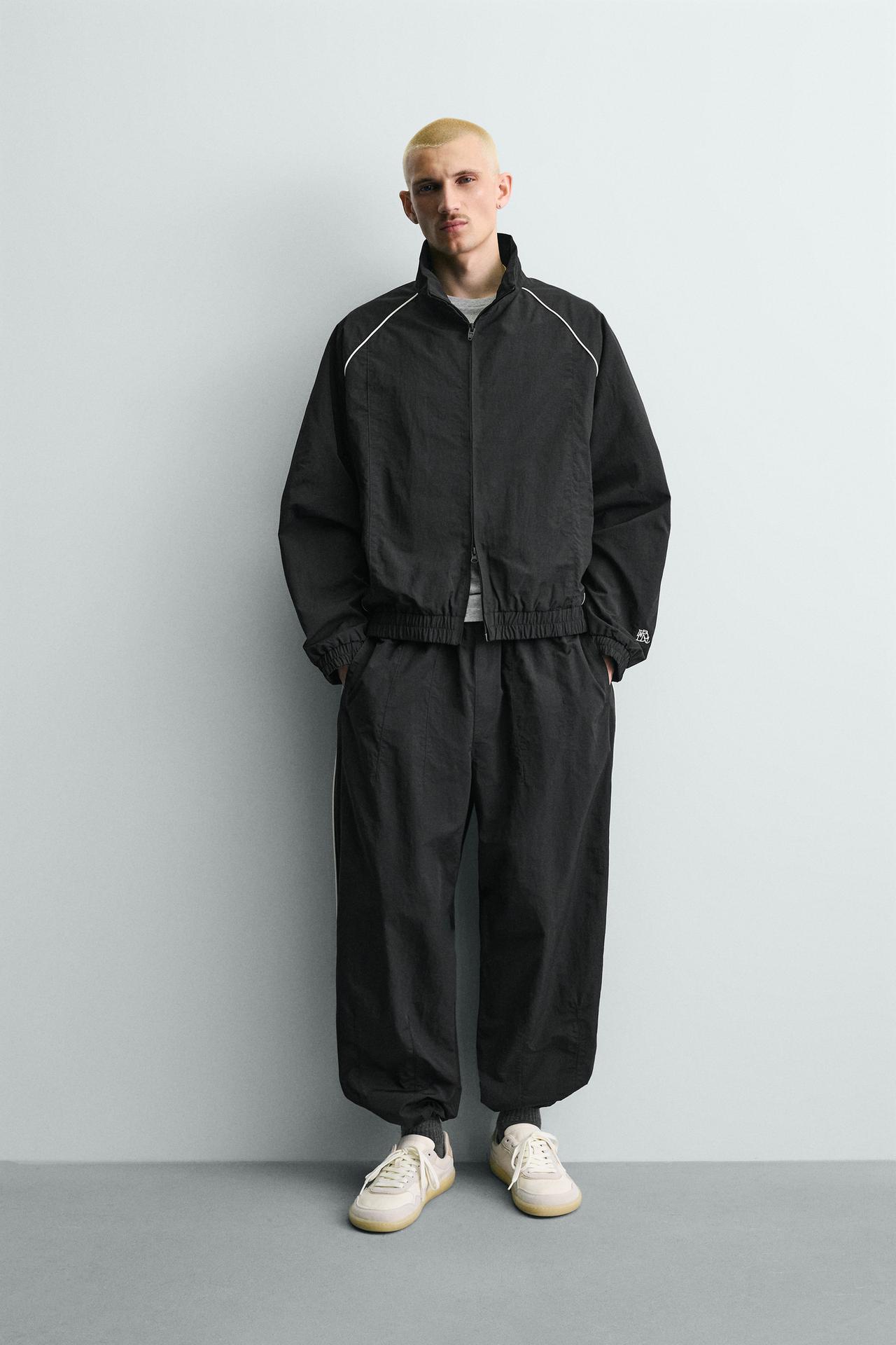 ZARA CONTRASTING TECHNICAL JACKET