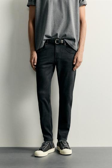 SKINNY FIT JEANS - Black by Zara