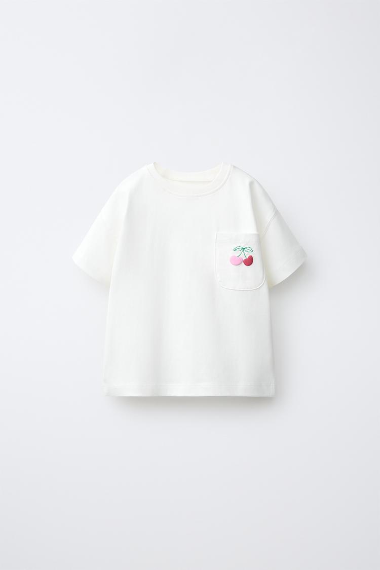 CAMISETA BOLSILLO BORDADO