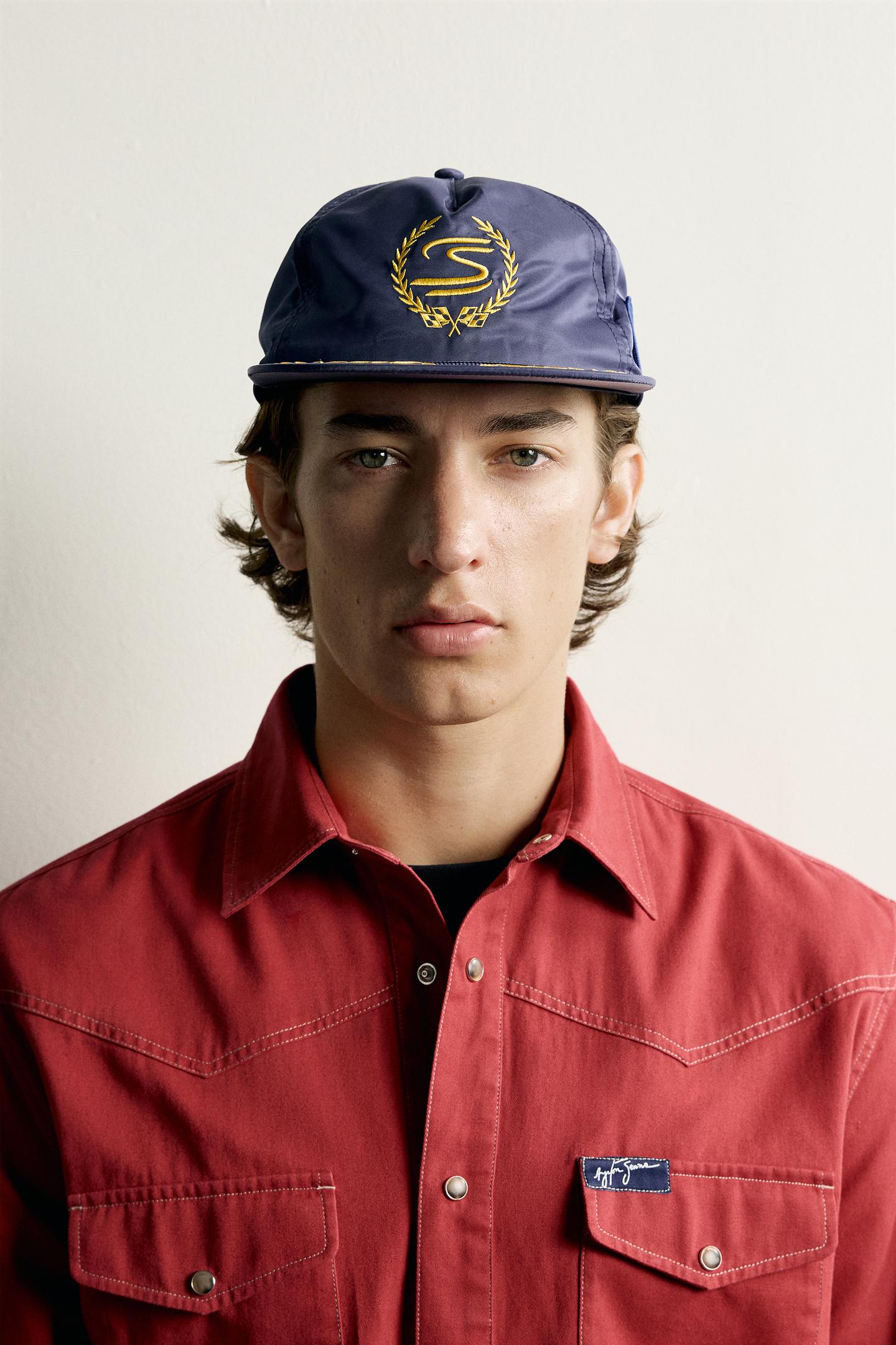 Мужская кепка Zara Ayrton Senna © Senna Brands Flat Brim, цвет: Синий