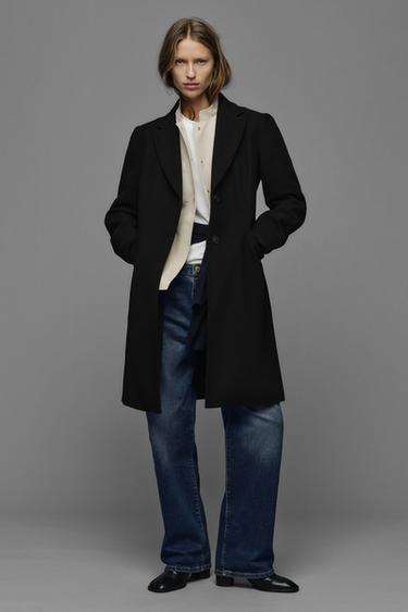 long black dress coat women Women's Coats Size:MEDIUM--- Bust measurement sc_apparel meet my new favorite