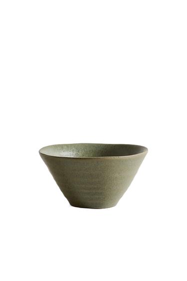 TERRACOTTA BOWL - GREENISH by Zara