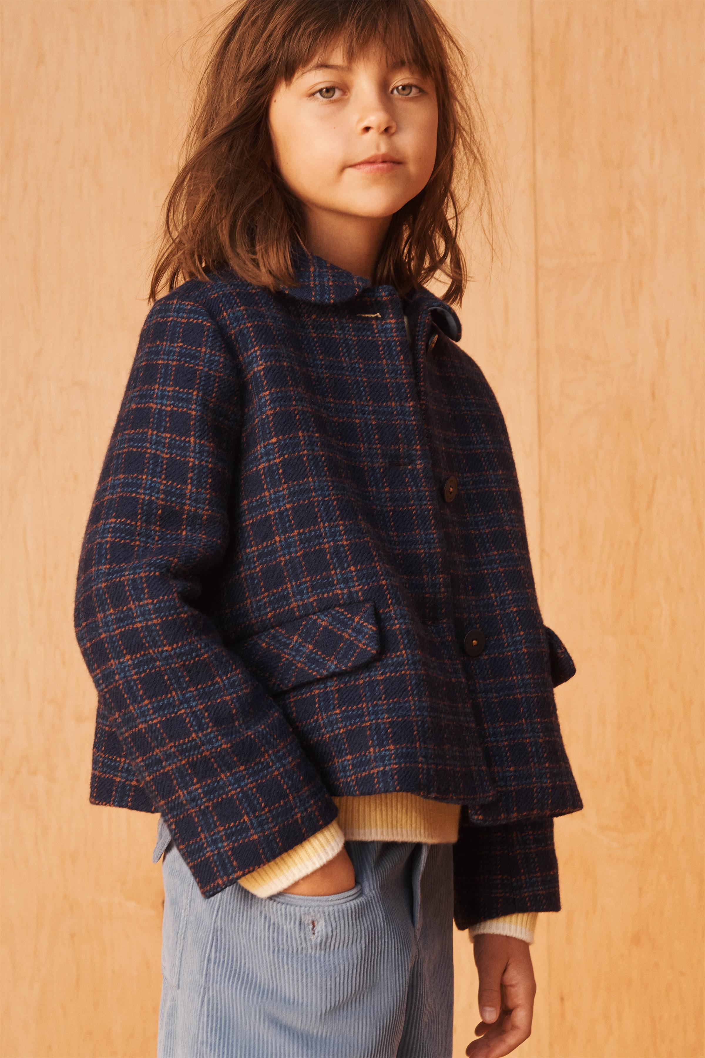 LIMITED EDITION WOOL PLAID COAT