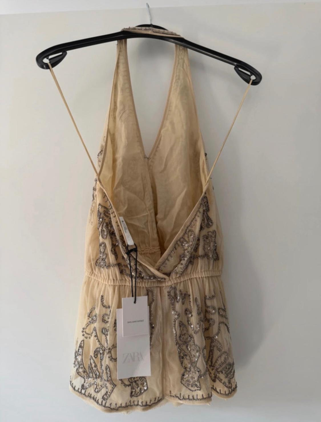 ZW COLLECTION LIMITED EDITION EMBROIDERED HALTER TOP - Image 2