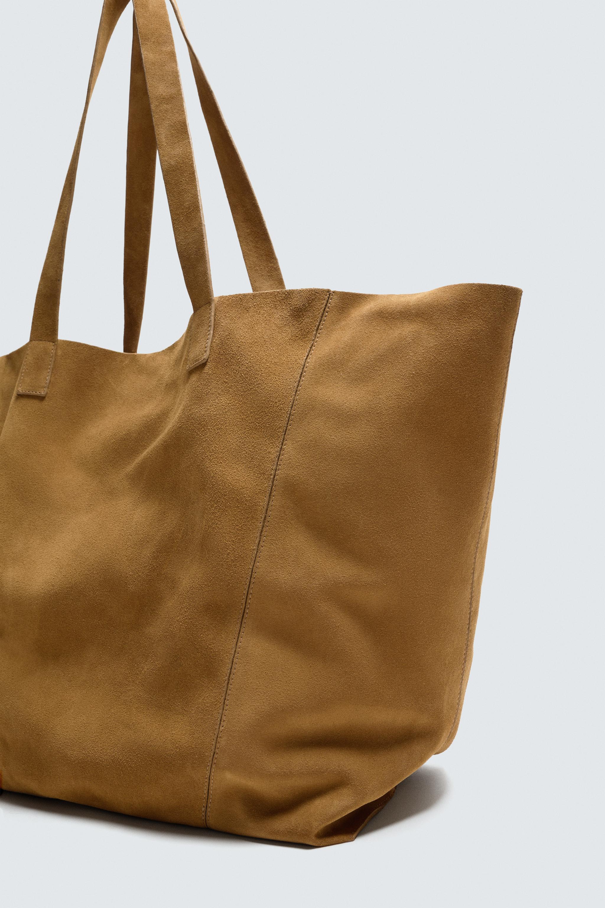 LEATHER SHOPPER BAG