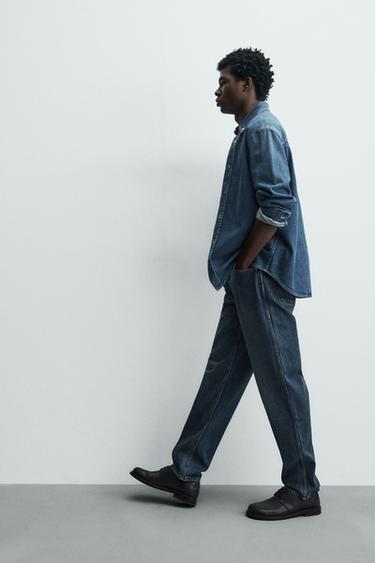 JEAN COUPE DROITE - Bleu de Zara - Image 5