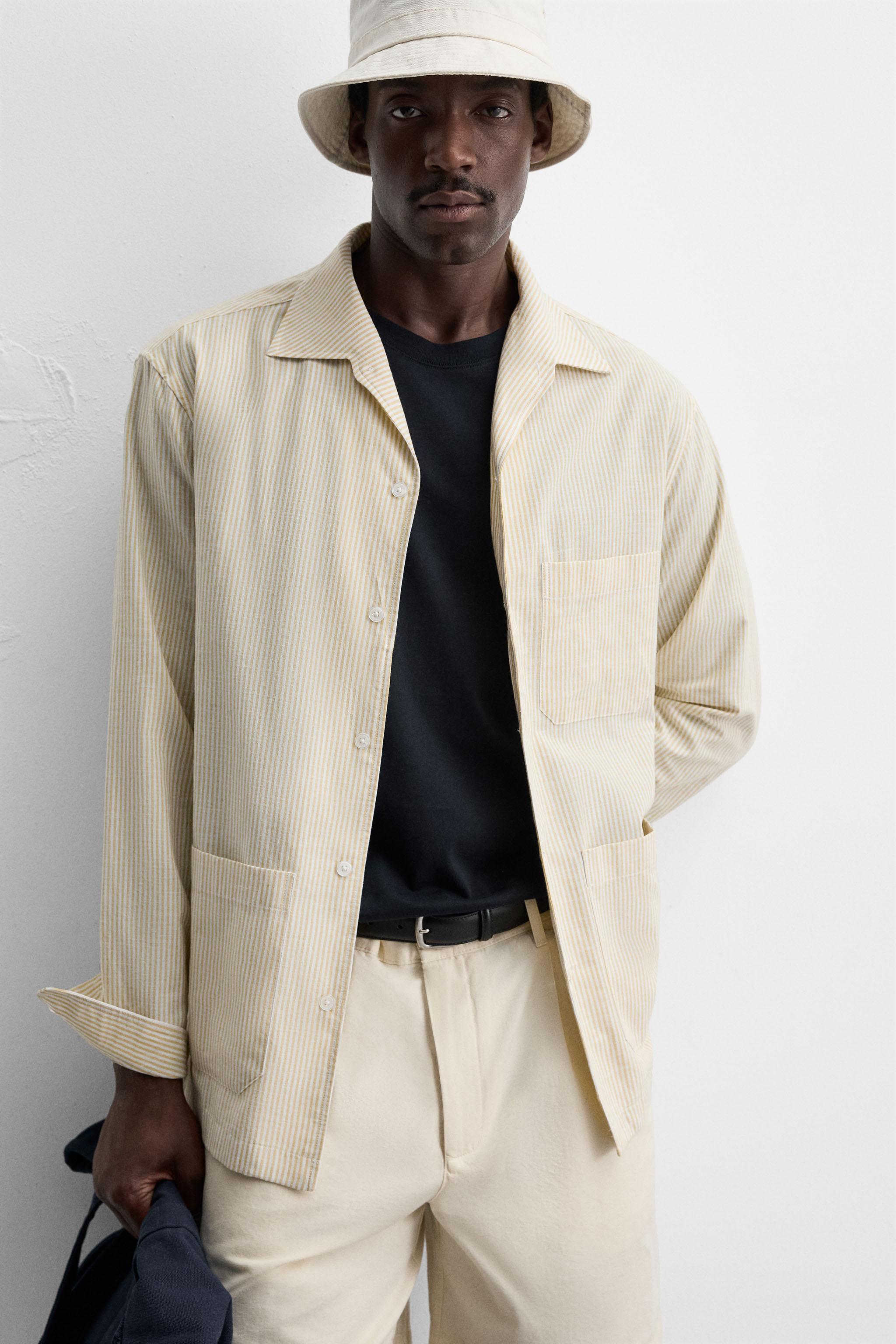 ZARA コントラストナイロンスウェットシャツ ジャケット アウター グレー ZARA コントラストナイロンスウェットシャツ ジャケット