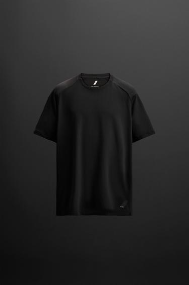 Zara LOS ANGELES LAB TECHNICAL T-SHIRT - Black - Image 0